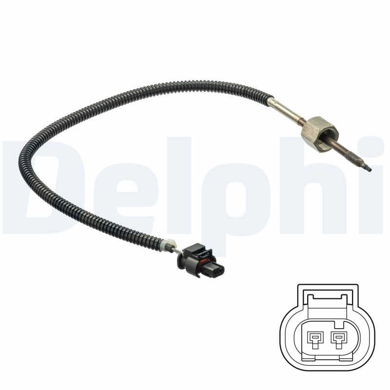 DELPHI Sensor, udstødningsgastemperatur ts30228 for MERCEDES-BENZ