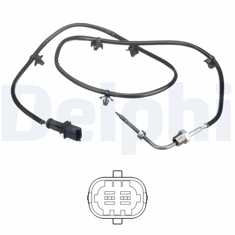 DELPHI Sensor, udstødningsgastemperatur ts30243 for OPEL VAUXHALL