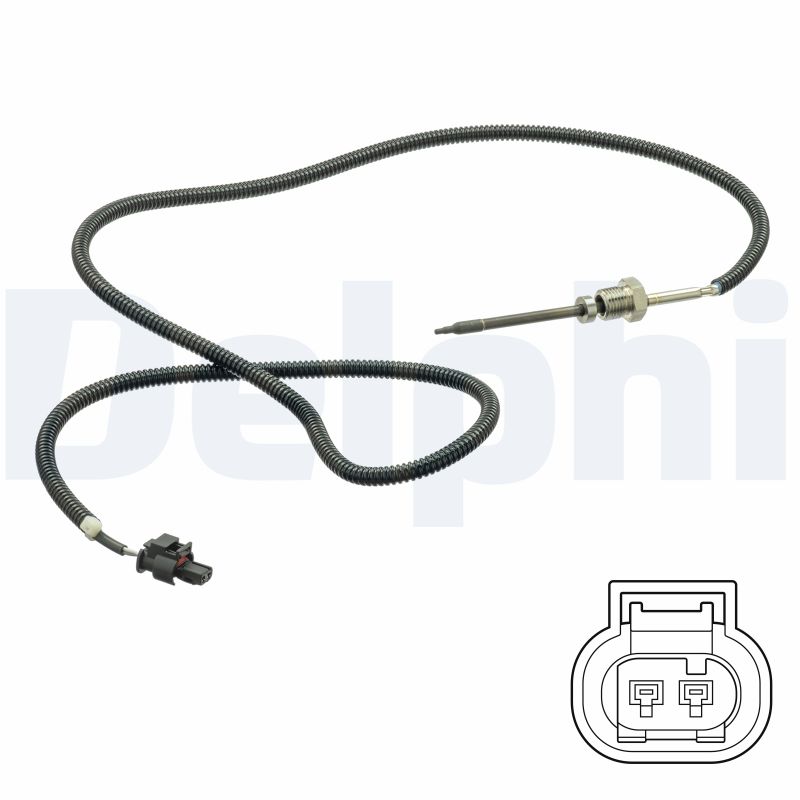 DELPHI Sensor, udstødningsgastemperatur ts30246 for MERCEDES-BENZ