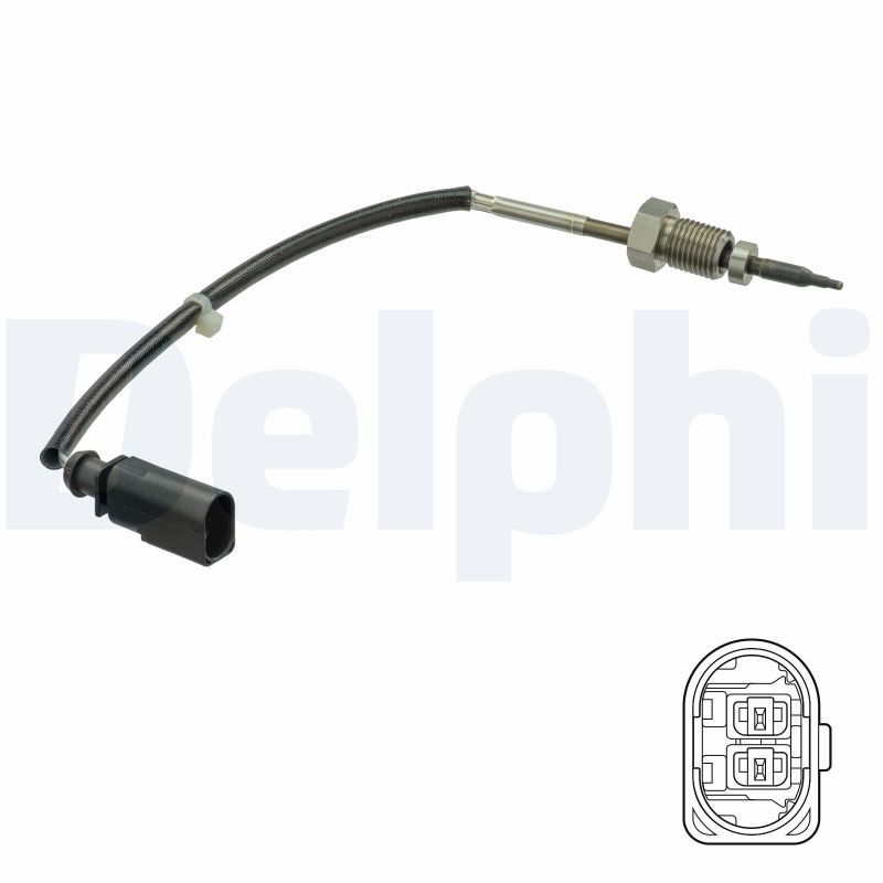 DELPHI Sensor, udstødningsgastemperatur ts30251 for VW