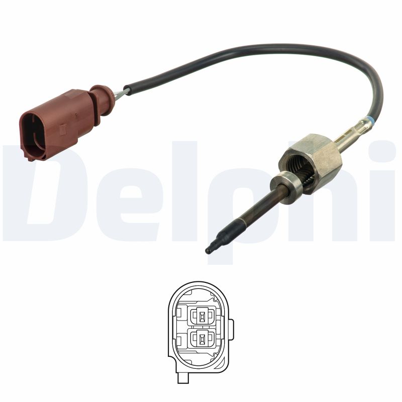 DELPHI Sensor, udstødningsgastemperatur ts30262 for VW