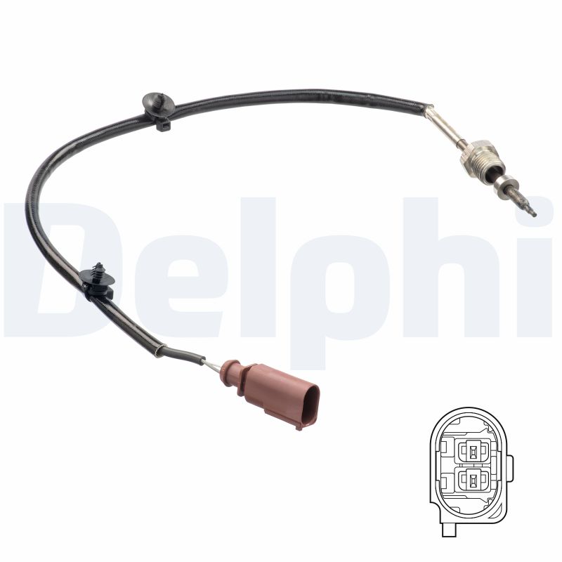DELPHI Sensor, udstødningsgastemperatur ts30267 for SEAT