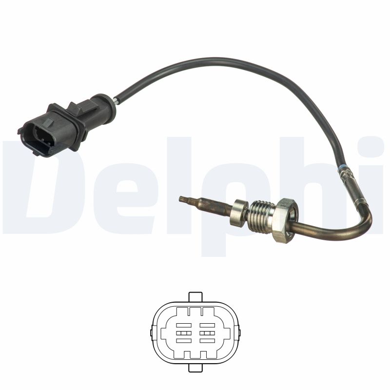 DELPHI Sensor, udstødningsgastemperatur ts30103 for FIAT