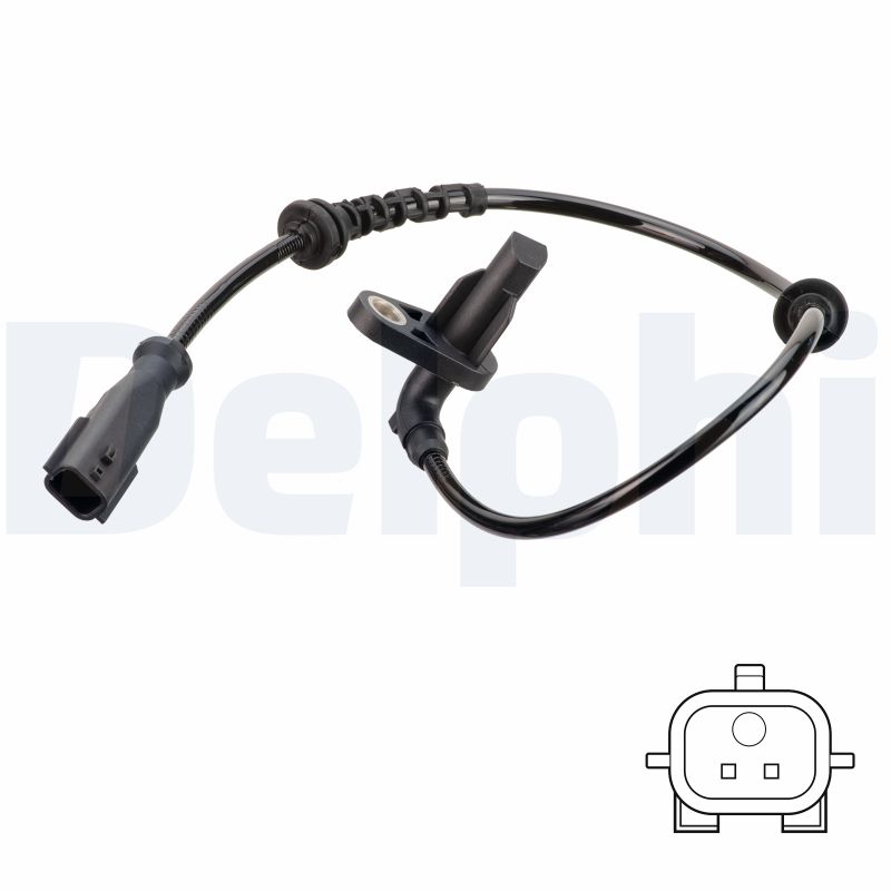 DELPHI ABS Sensor ss20756 for DACIA