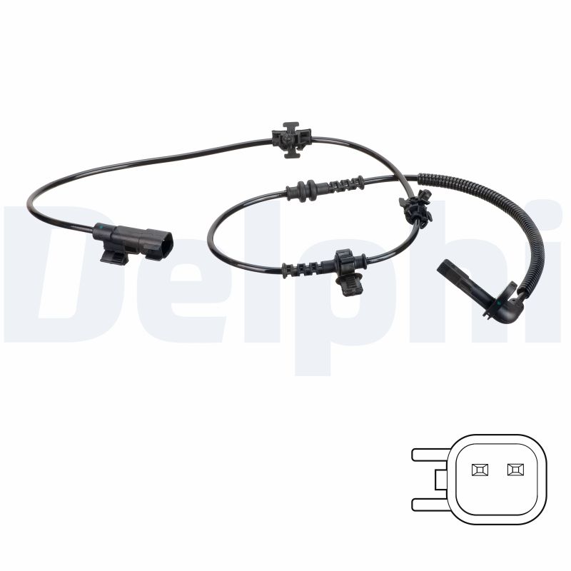 DELPHI ABS Sensor ss20773 for VAUXHALL GENERAL MOTORS