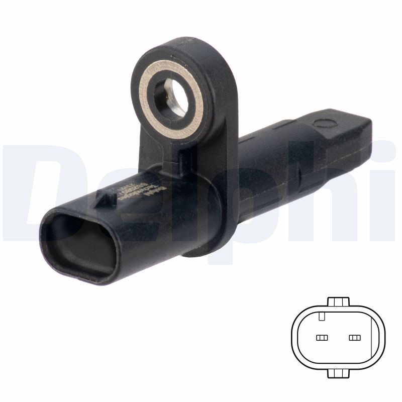 DELPHI ABS Sensor ss20801 for VAUXHALL DS