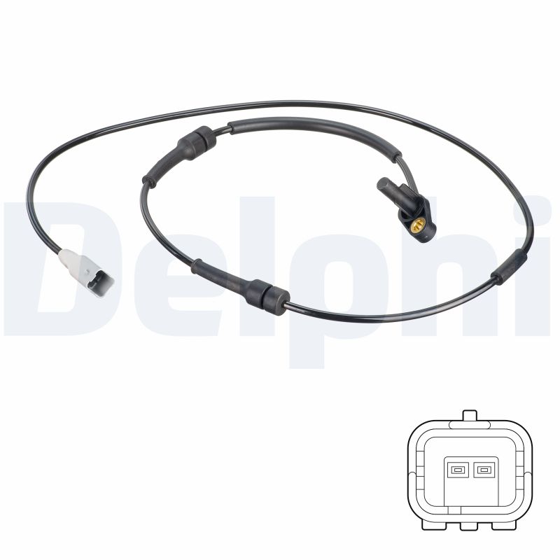 DELPHI ABS Sensor ss20810 for PEUGEOT