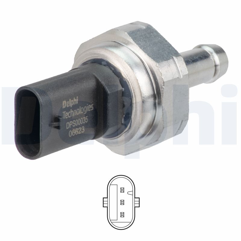 DELPHI Sensor,udstødningstryk dps0003512b1 for BMW