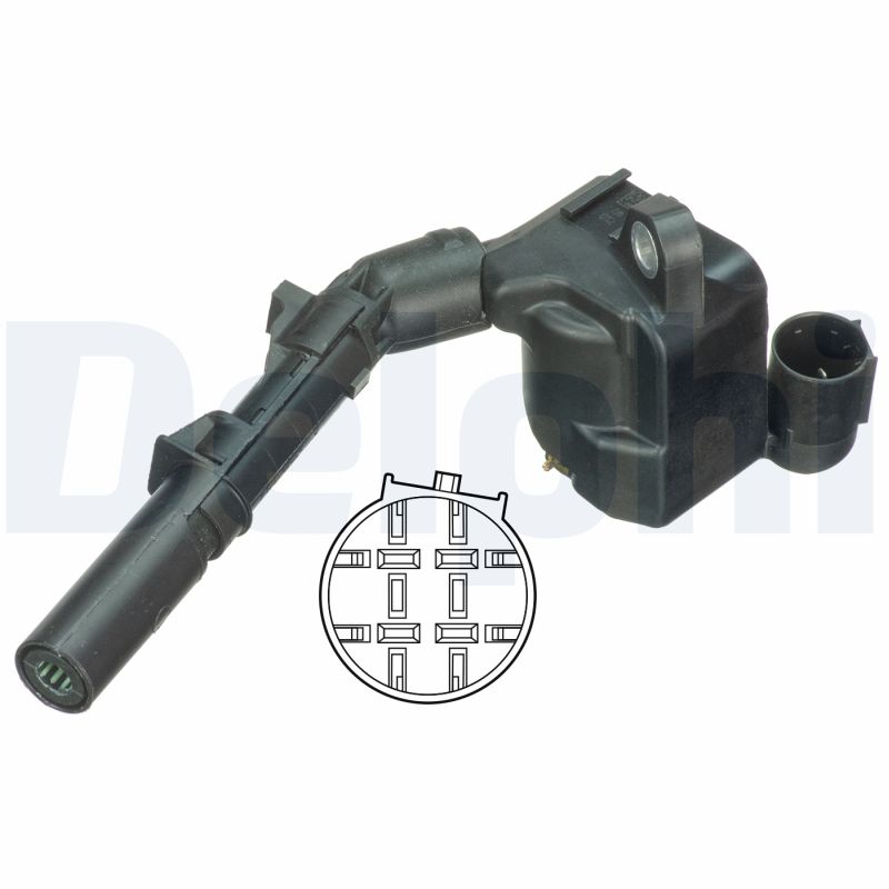 DELPHI Tændspole gn1069112b1 for MERCEDES-BENZ