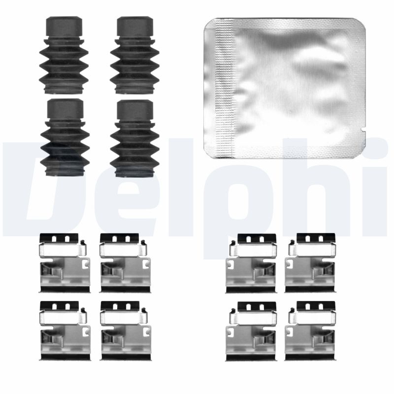 DELPHI Tilbehørssæt, skivebremsebelægning lx0834 for OPEL