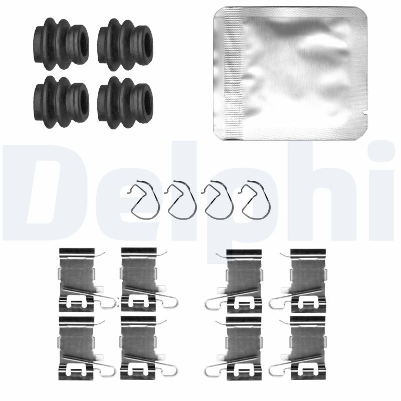DELPHI Tilbehørssæt, skivebremsebelægning lx0836 for TOYOTA