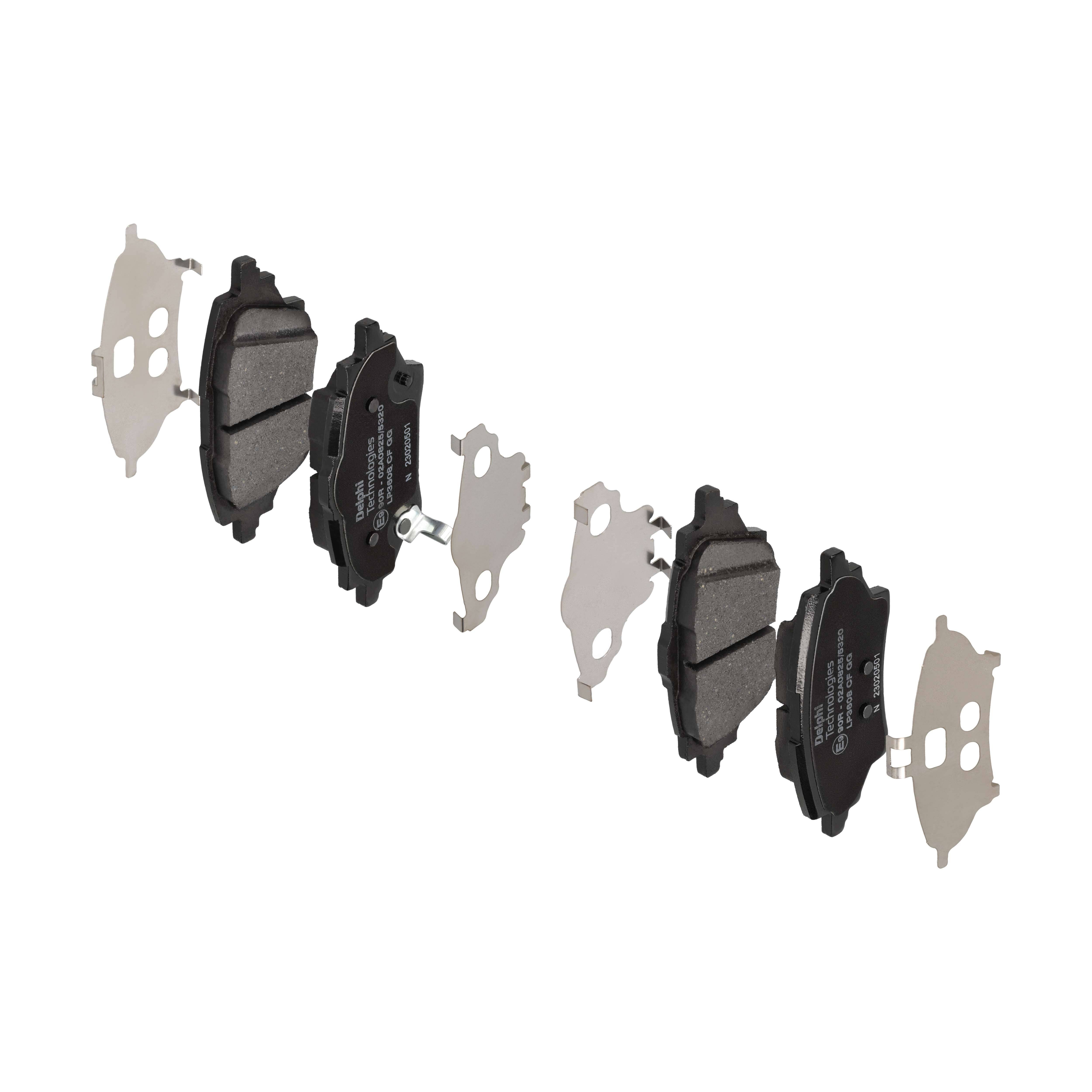 DELPHI Bremseklodser lp3608 for MAZDA SUZUKI TOYOTA
