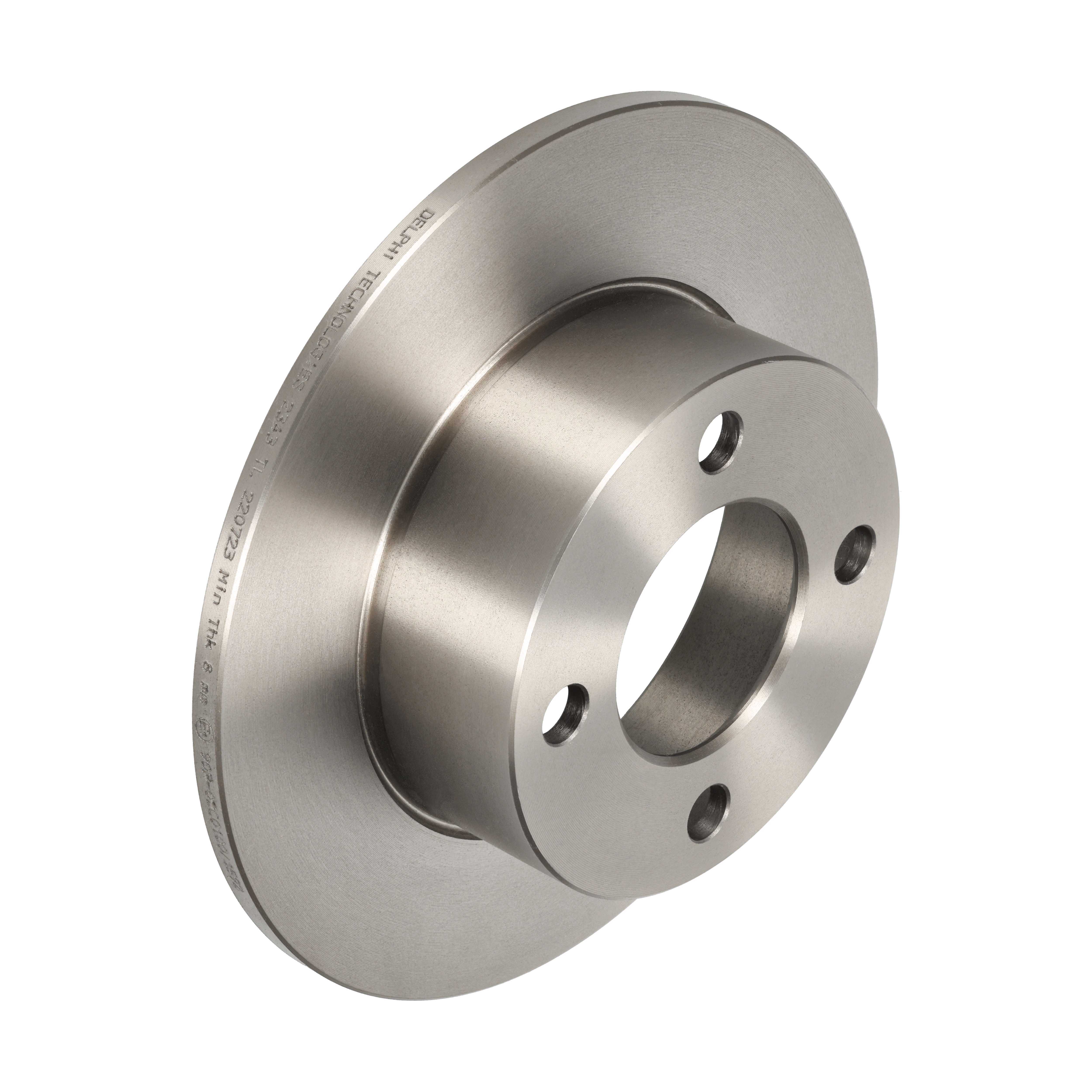 DELPHI Bremseskive bg2343 245mm 10mm for AUDI