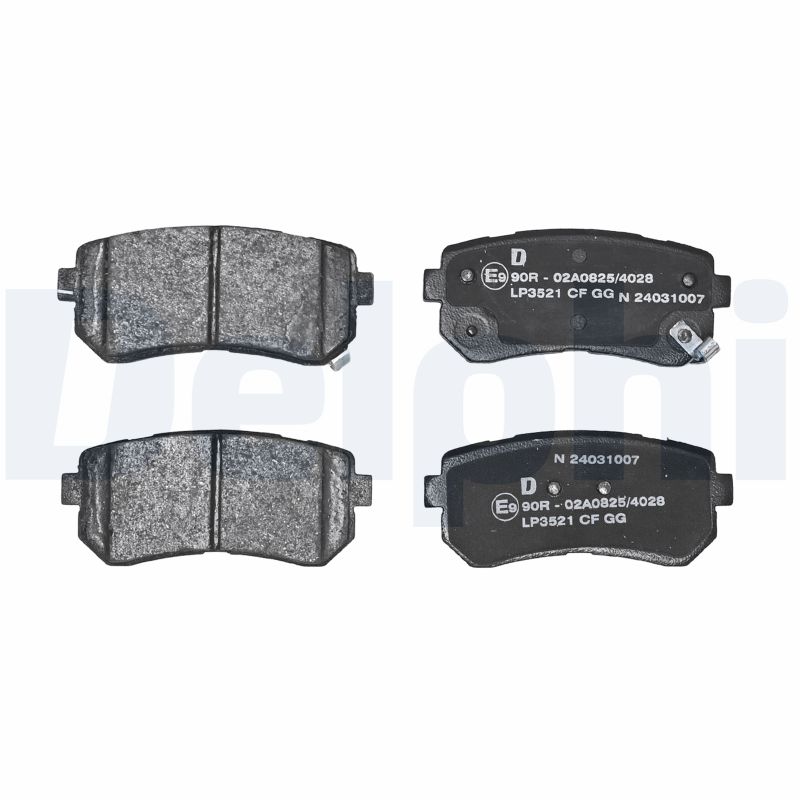 DELPHI Bremseklodser lp3521 for HYUNDAI