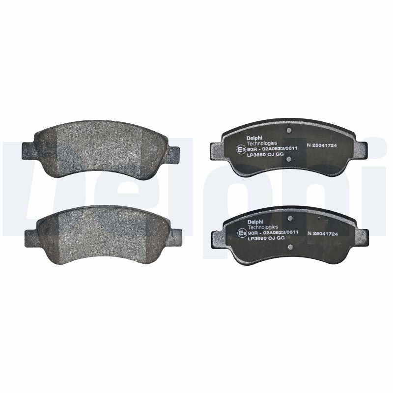 DELPHI Bremseklodser lp3660 for VAUXHALL