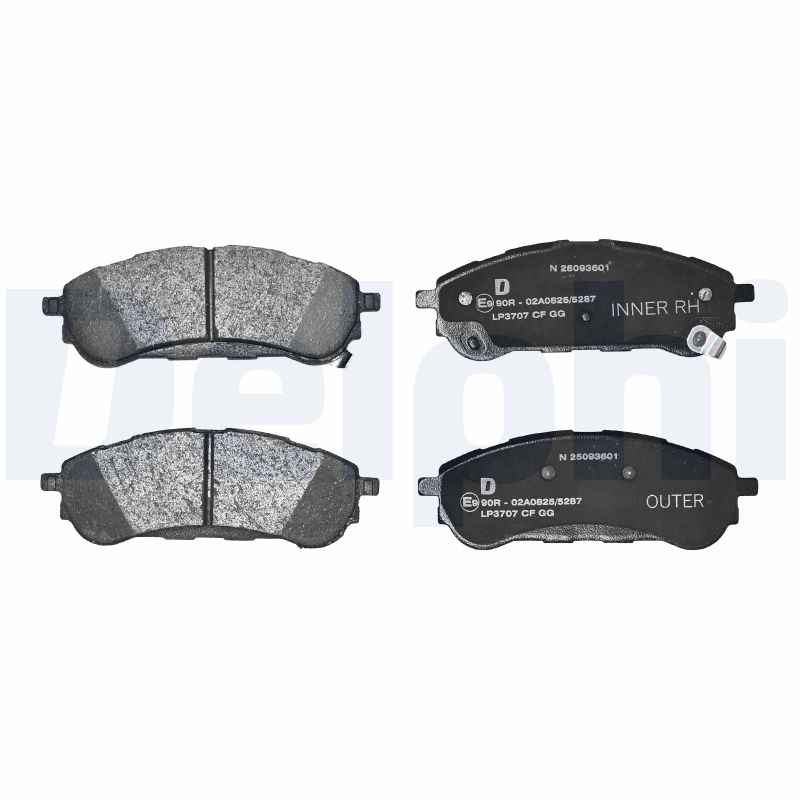DELPHI Bremseklodser lp3707 for FORD USA