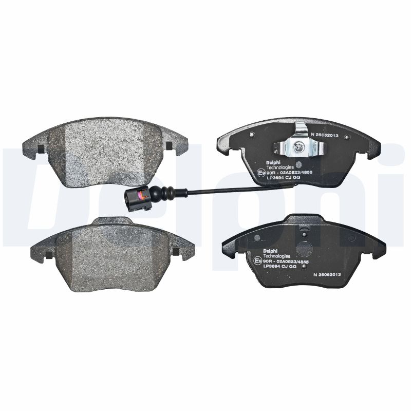 DELPHI Bremseklodser lp3694 for AUDI