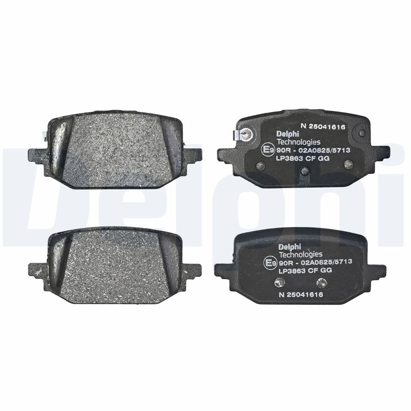 DELPHI Bremseklodser lp3863 for RENAULT NISSAN