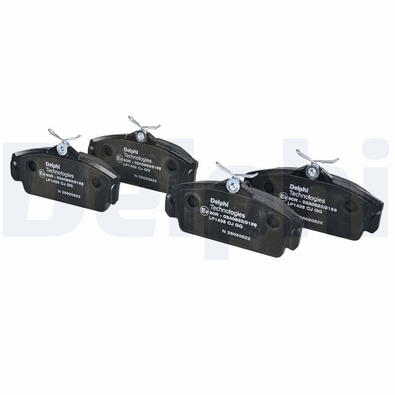 DELPHI Bremseklodser lp1435 for NISSAN