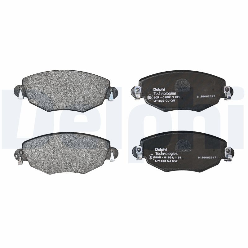 DELPHI Bremseklodser lp1533 for FORD JAGUAR