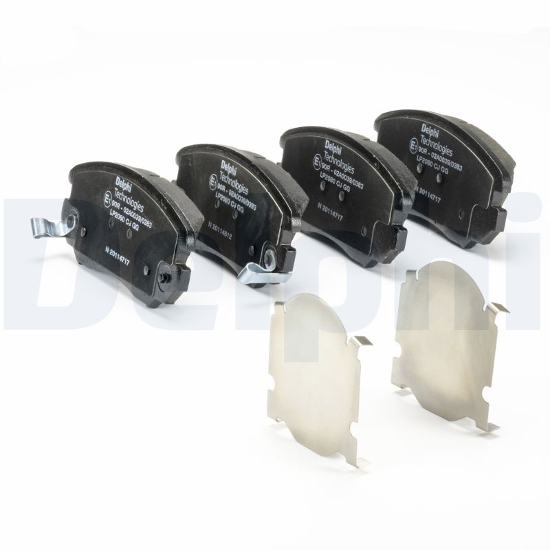 DELPHI Bremseklodser lp2080 for OPEL VAUXHALL SAAB