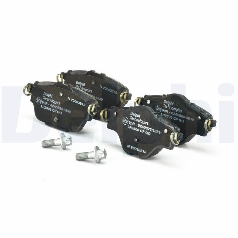 DELPHI Bremseklodser lp2509 for VAUXHALL DS PEUGEOT CITROËN