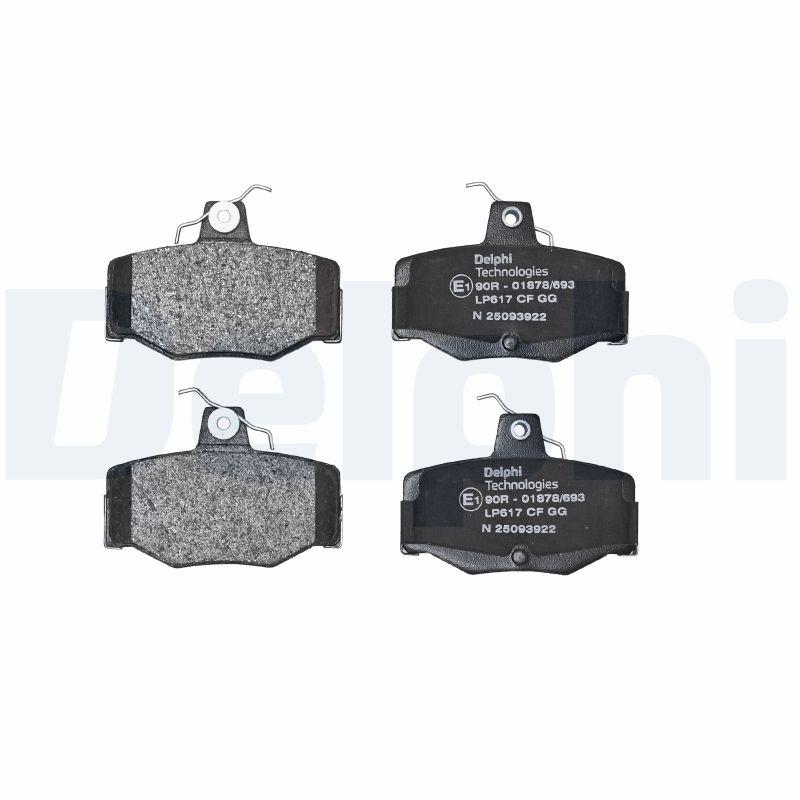 DELPHI Bremseklodser lp617 for NISSAN
