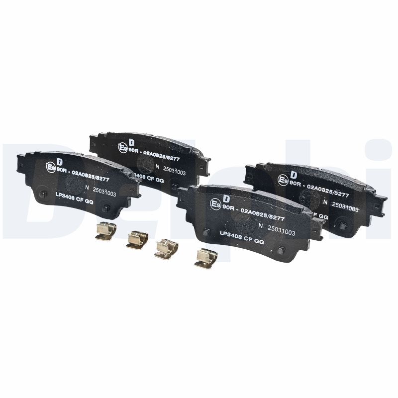 DELPHI Bremseklodser lp3408 for MITSUBISHI MITSUBISHI (GAC)