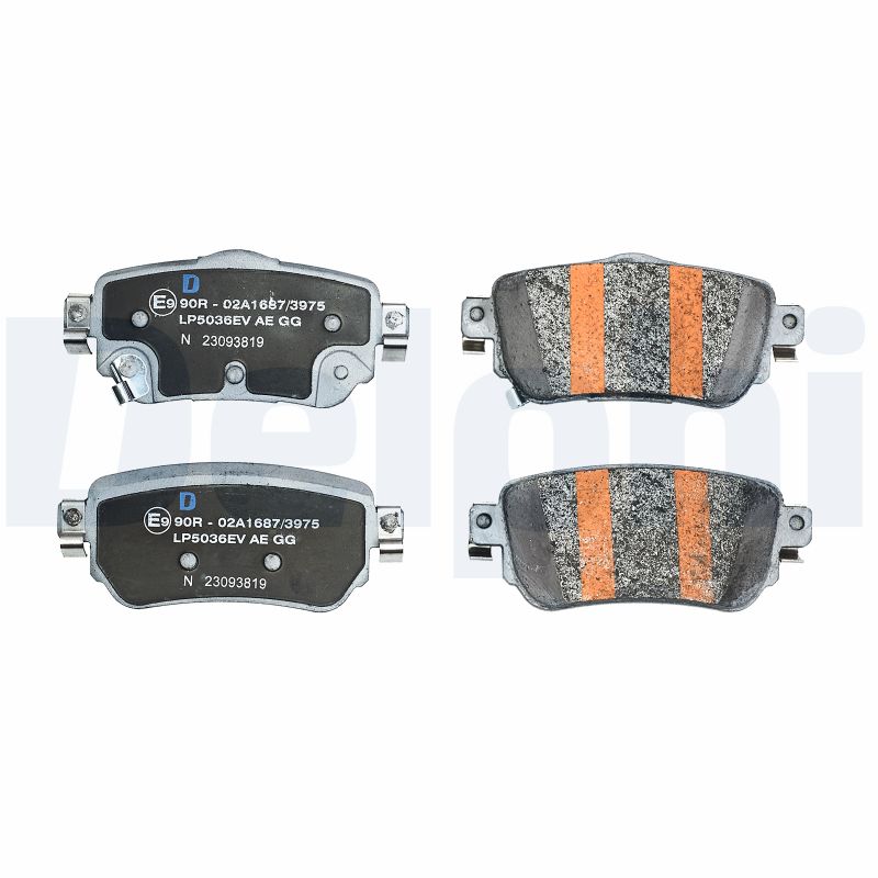 DELPHI Bremseklodser lp5036ev for NISSAN