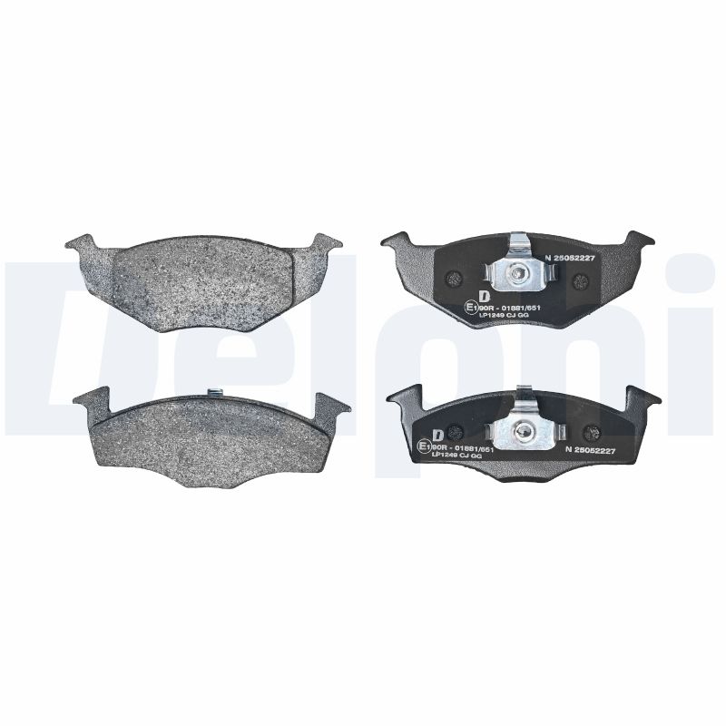 DELPHI Bremseklodser lp1249 for VW
