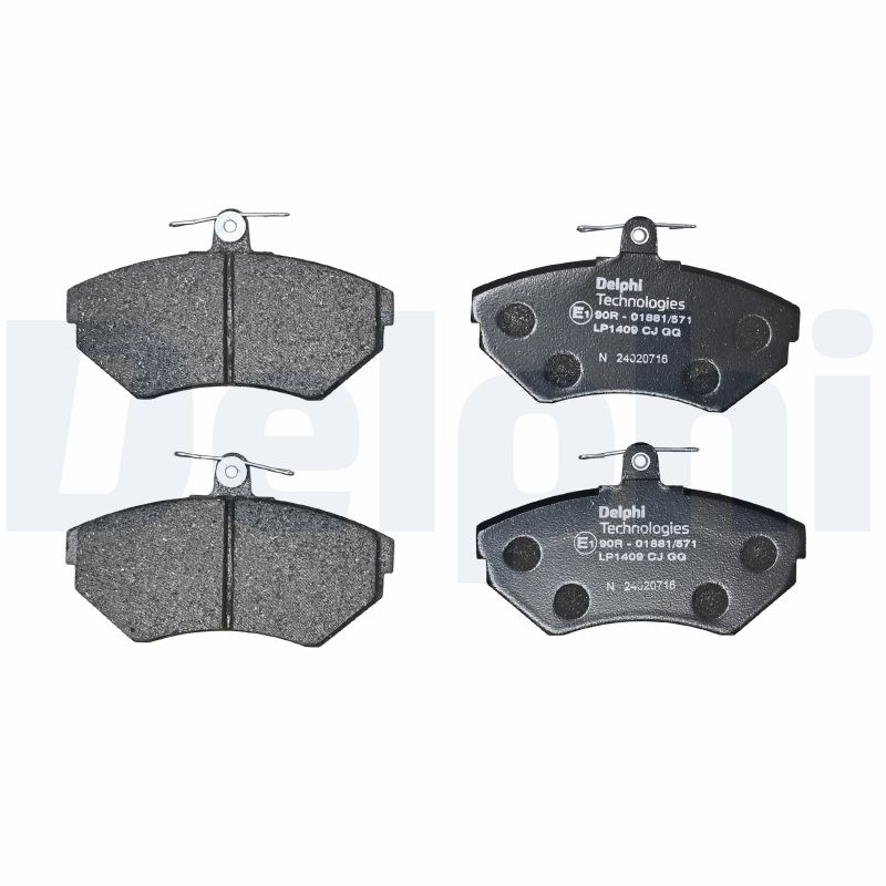 DELPHI Bremseklodser lp1409 for VW