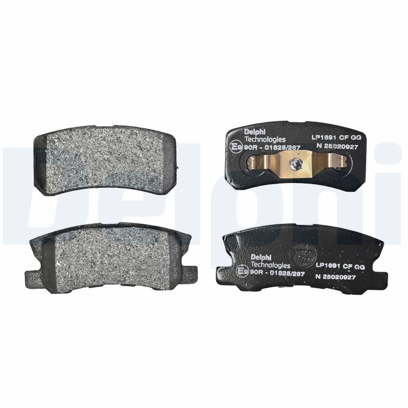 DELPHI Bremseklodser lp1691 for PEUGEOT JEEP CHRYSLER DODGE LANCIA MITSUBISHI
