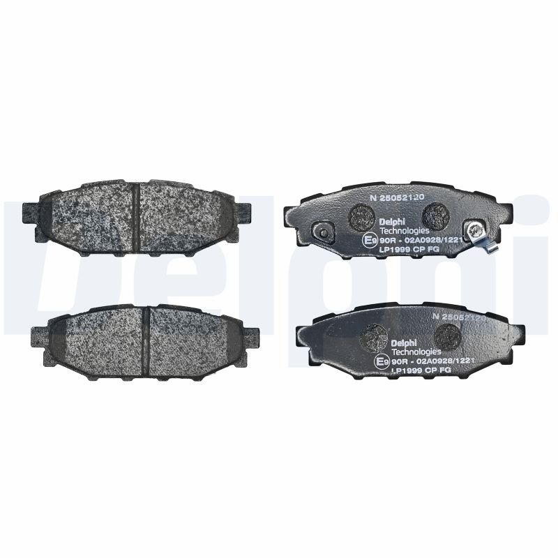DELPHI Bremseklodser lp1999 for SUBARU TOYOTA
