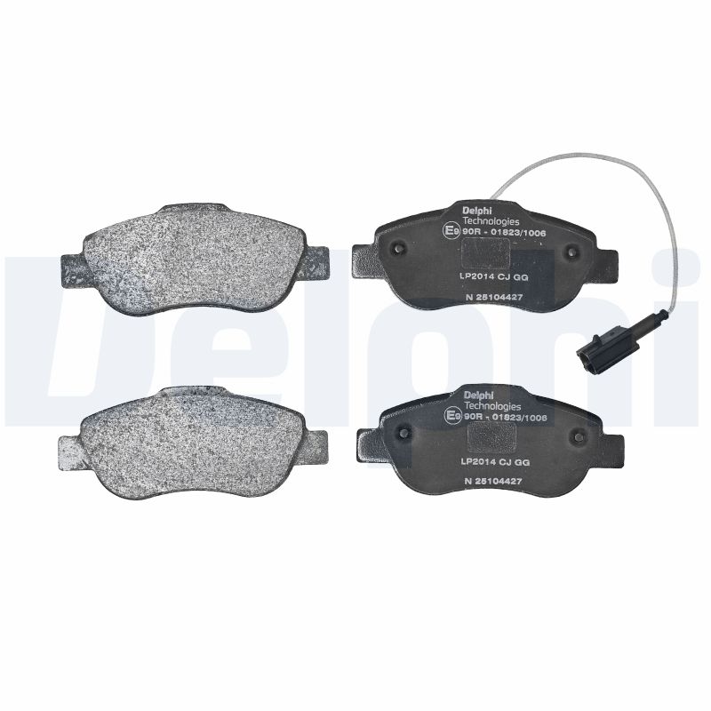 DELPHI Bremseklodser lp2014 for FORD FIAT