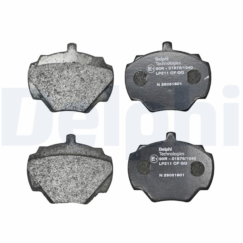 DELPHI Bremseklodser lp211 for LAND ROVER