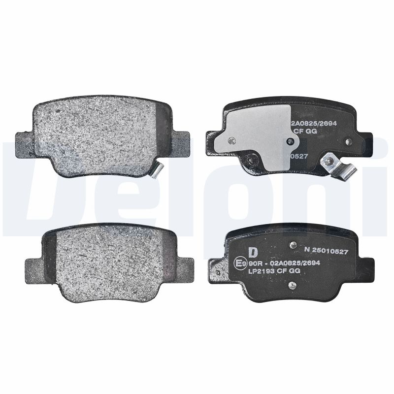 DELPHI Bremseklodser lp2193 for TOYOTA