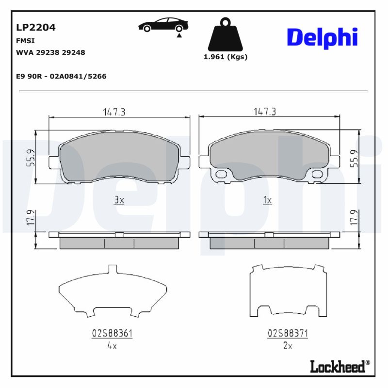 DELPHI lp2204 for FUSO (MITSUBISHI)