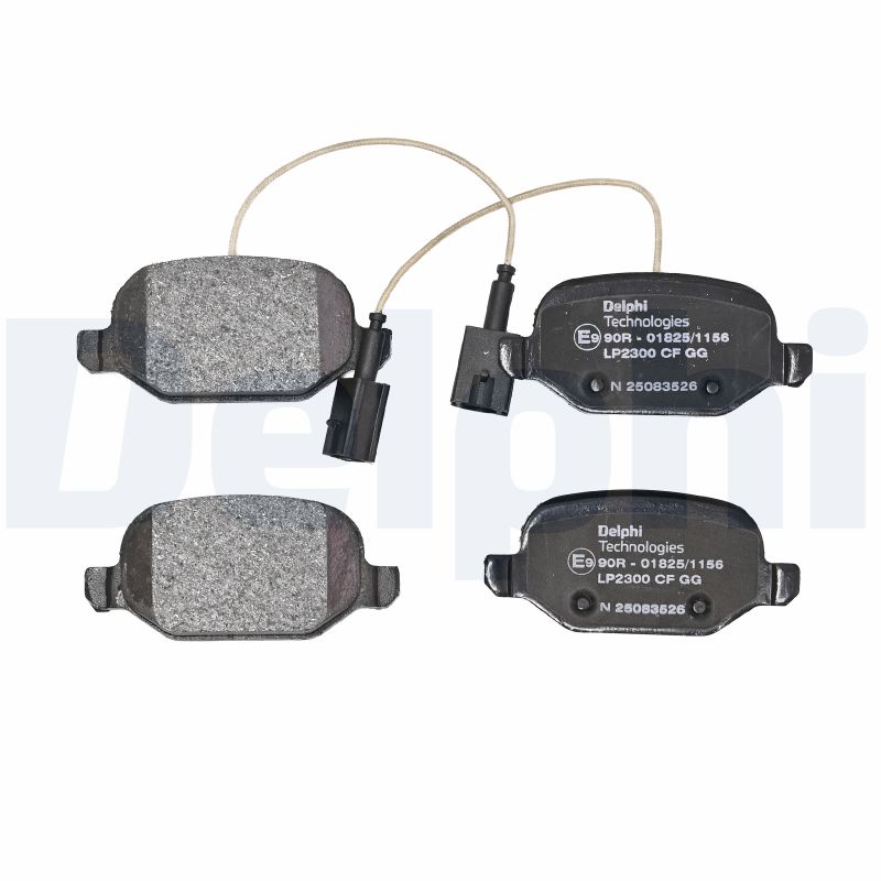 DELPHI Bremseklodser lp2300 for ALFA ROMEO FIAT