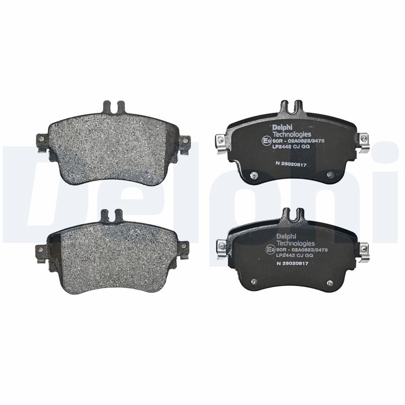 DELPHI Bremseklodser lp2442 for MERCEDES-BENZ
