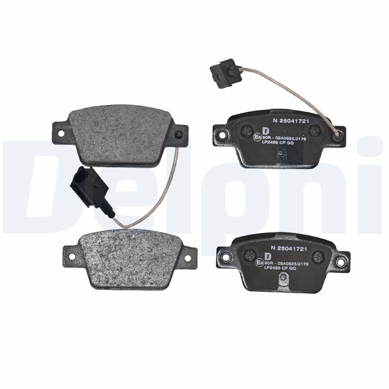 DELPHI Bremseklodser lp2486 for CHRYSLER LANCIA