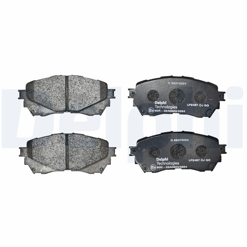 DELPHI Bremseklodser lp2487 for MAZDA
