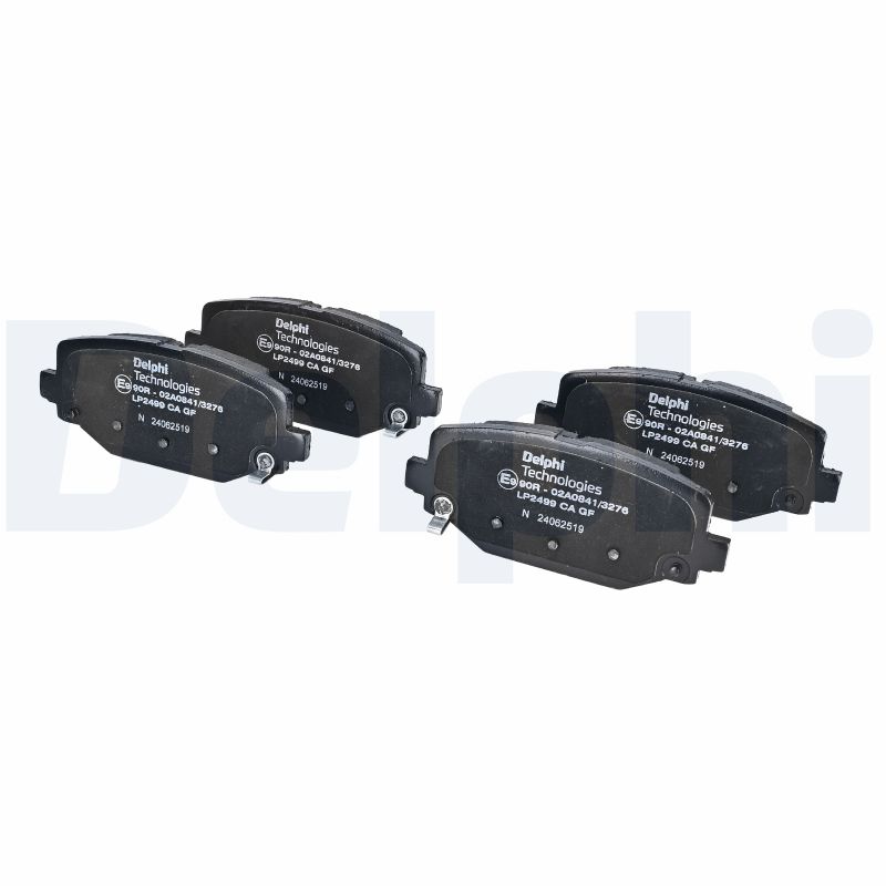 DELPHI Bremseklodser lp2499 for DODGE CHRYSLER LANCIA FIAT VW