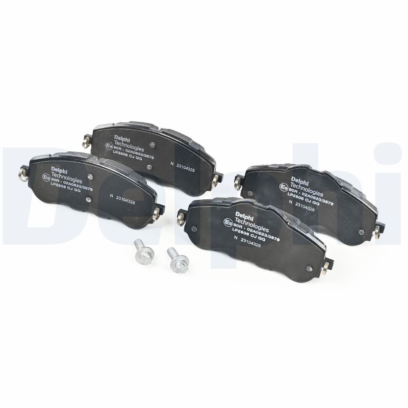 DELPHI Bremseklodser lp2506 for FIAT VAUXHALL CITROËN PEUGEOT TOYOTA