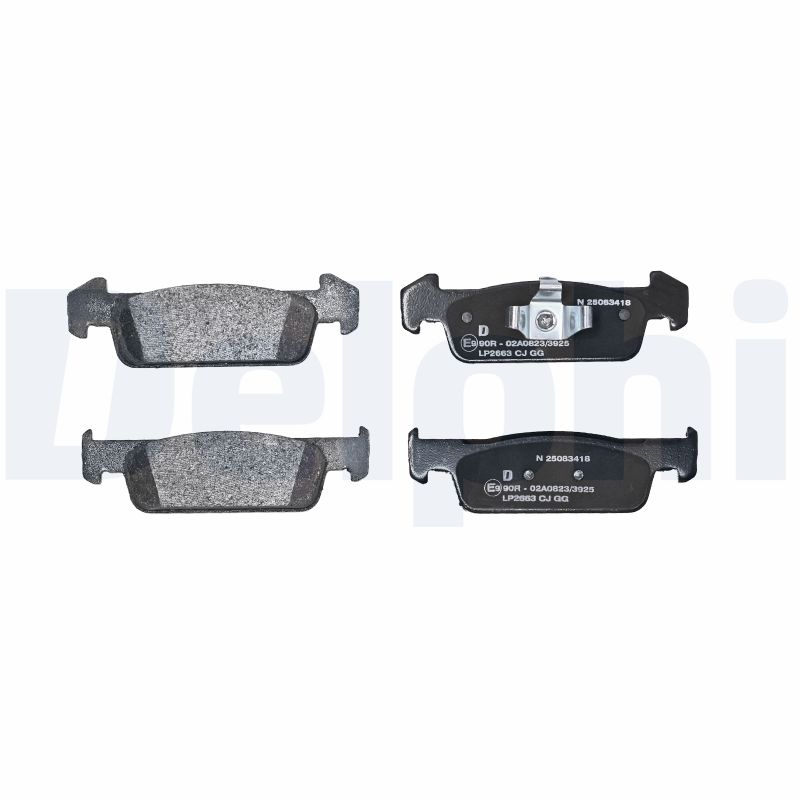 DELPHI Bremseklodser lp2663 for DACIA