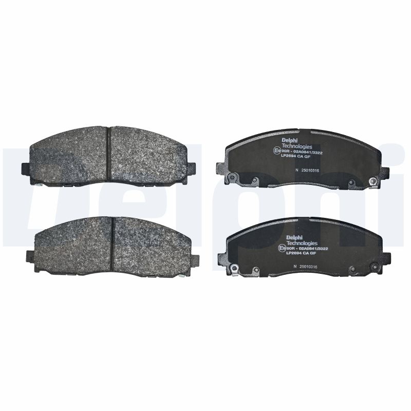 DELPHI Bremseklodser lp2694 for FIAT CHRYSLER DODGE JEEP LANCIA VW