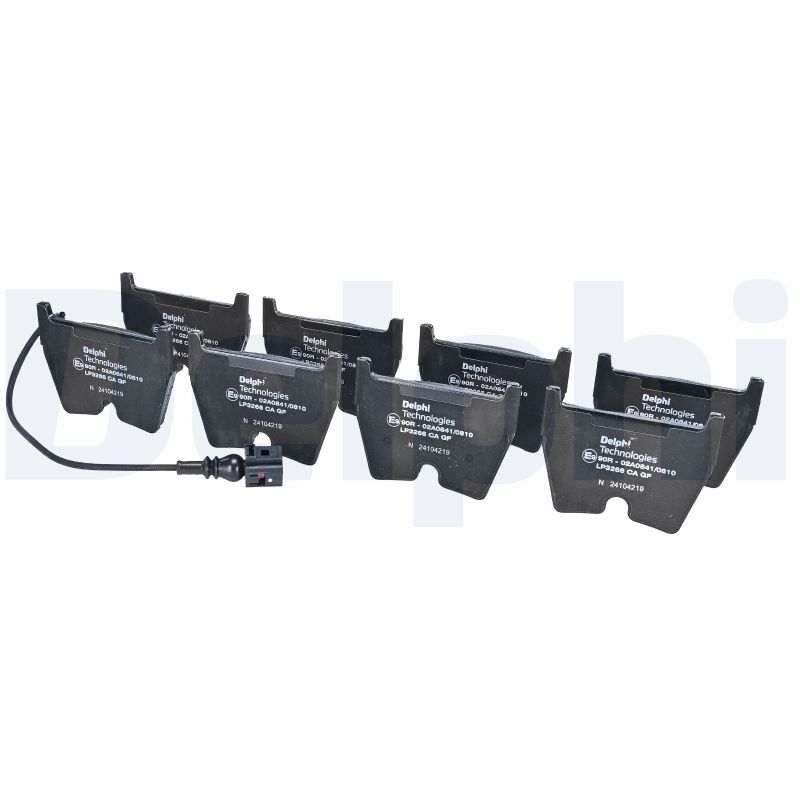 DELPHI Bremseklodser lp3266 for AUDI