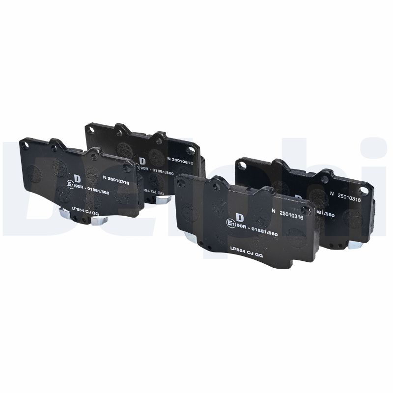 DELPHI Bremseklodser lp854 for TOYOTA VW