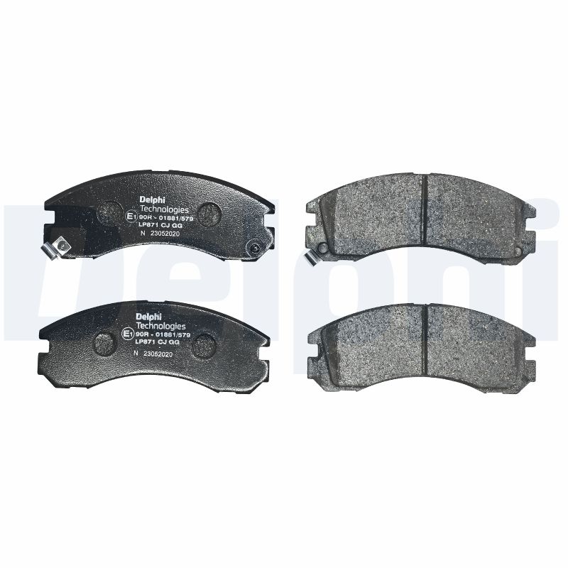 DELPHI Bremseklodser lp871 for PEUGEOT MITSUBISHI