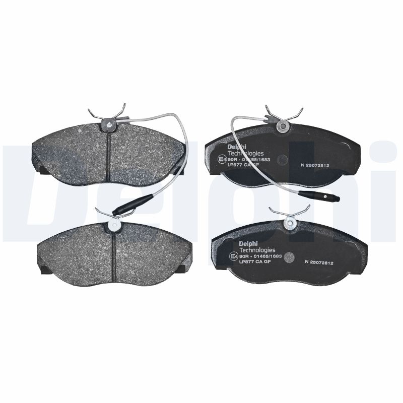 DELPHI Bremseklodser lp877 for PEUGEOT FIAT