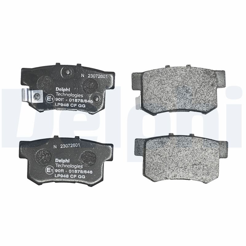 DELPHI Bremseklodser lp948 for ROVER HONDA ACURA HONDA (DONGFENG) MG SUZUKI HAVAL